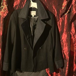 Really thick black NAUTICA COAT! Size xxl women's